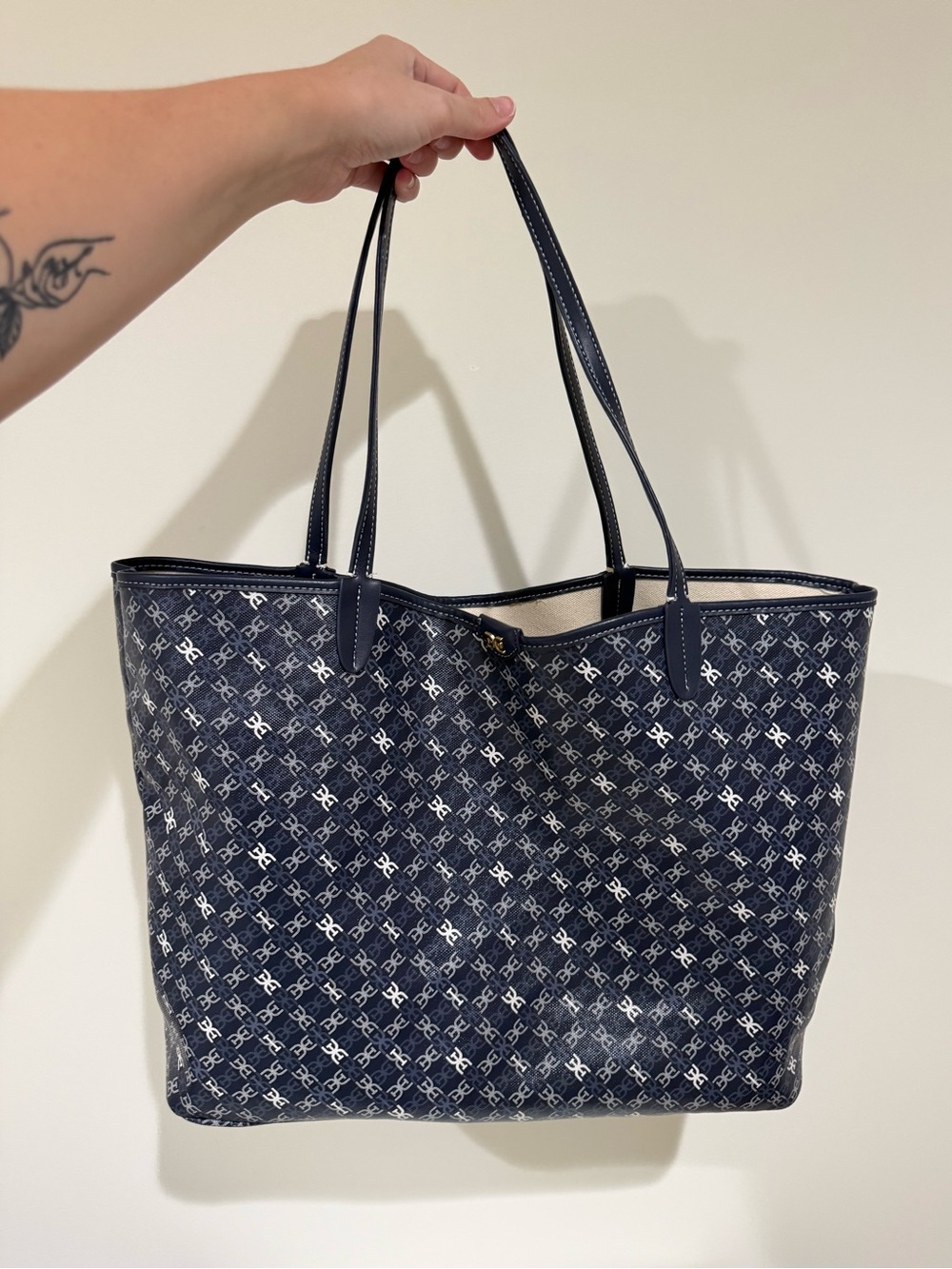 Sam Edelman Harper Coated Canvas Shopper Tote